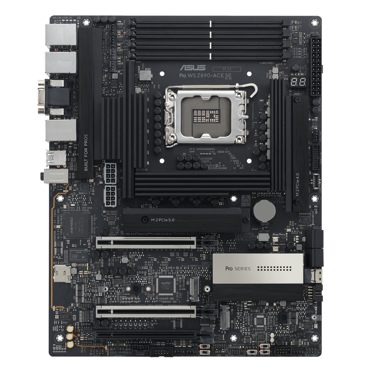 ASUS PRO WS Z890-ACE SE – Mainboard – LGA 1851, Intel Z890, ATX, DDR5