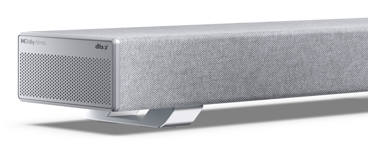 Sharp HT-SBW53121SL – Soundbar – 3.1.2, Dolby Atmos/DTS:X, mit kabellosem Subwoofer, 182 W – Silber