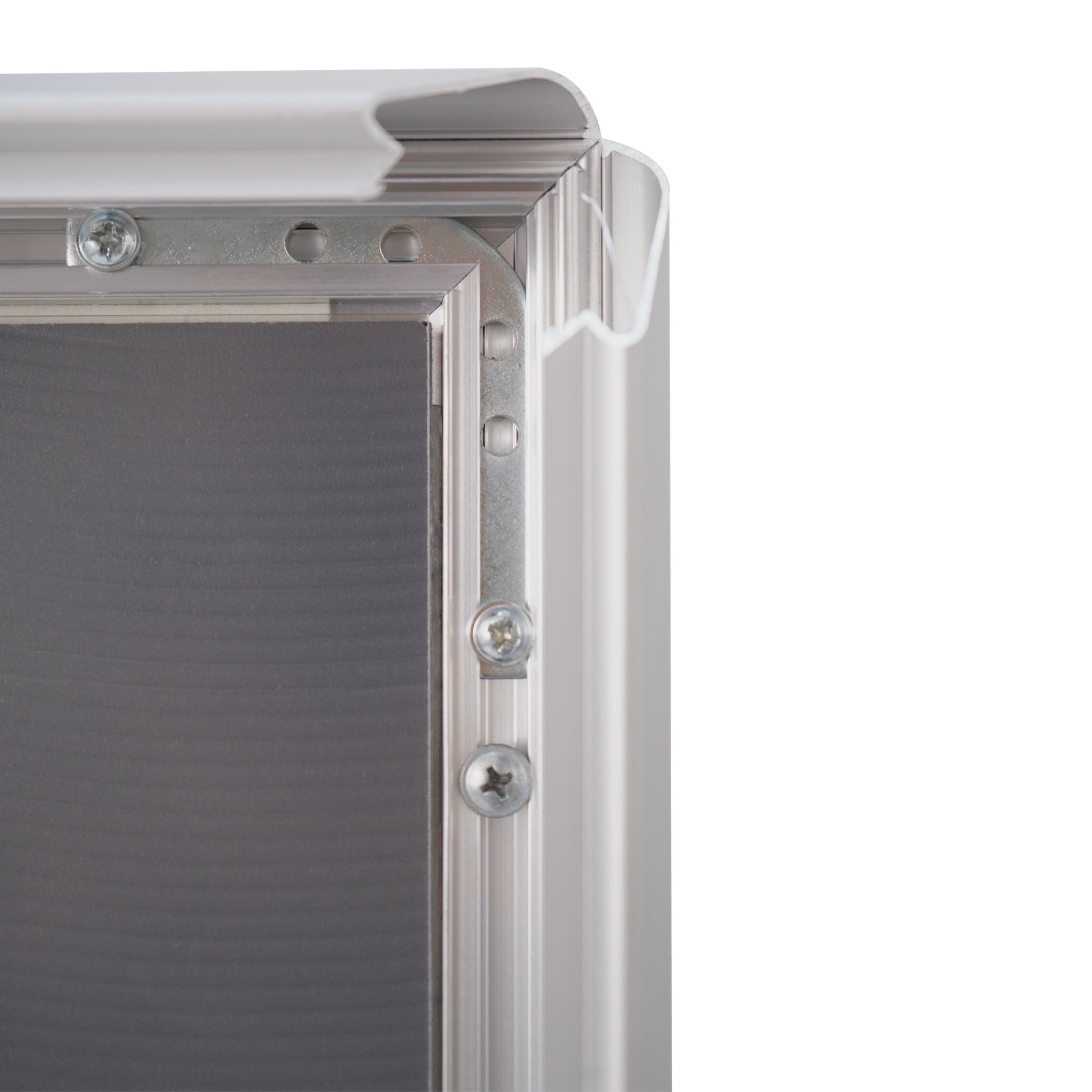 Europel Plakatständer CLASSIC – für A1, silber, 670×100×1220 mm