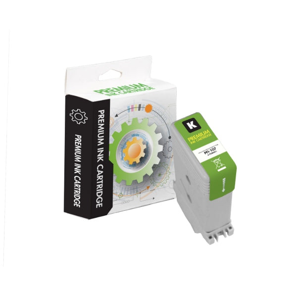 Static Control Components Static Control Tintenpatrone PFI-107BK, Schwarz, kompatibel – für Canon