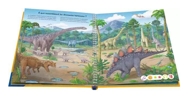 Ravensburger Lernbuch – Ich entdecke die Dinosaurier, Französisch, ab 4 Jahren