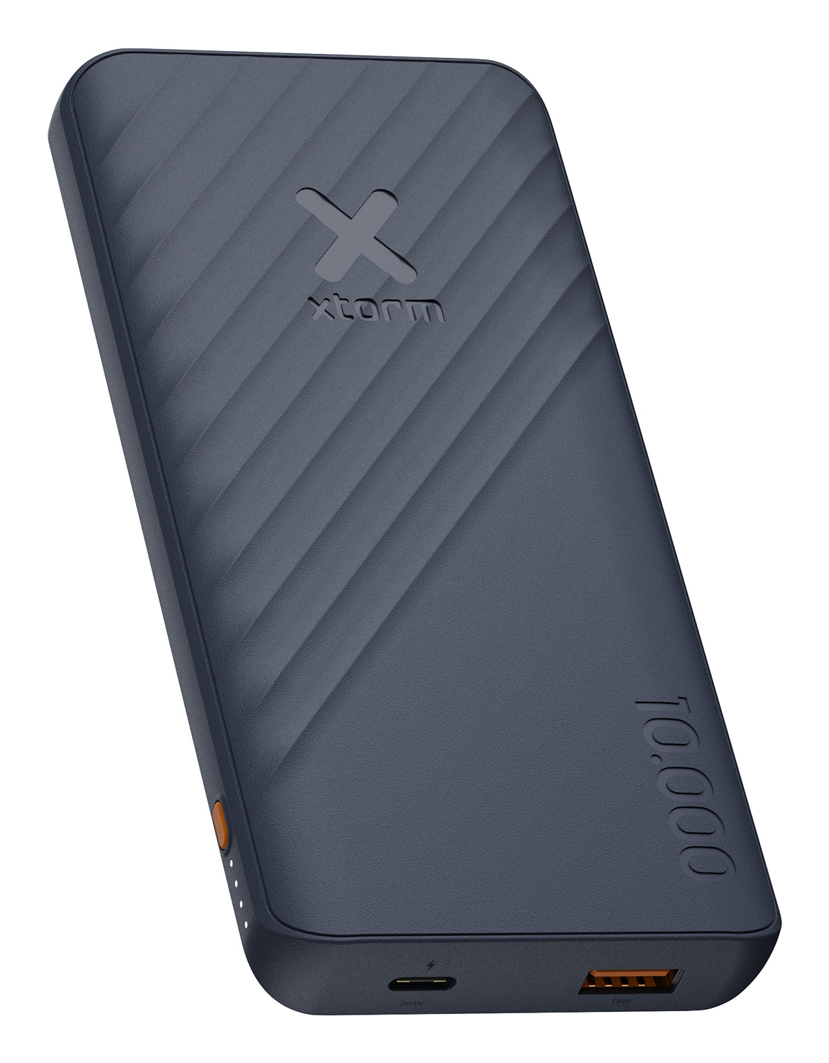 Xtorm Go2 Powerbank 10'000 mAh – 20 W PD, 1× USB-C, 1× USB-A, blau