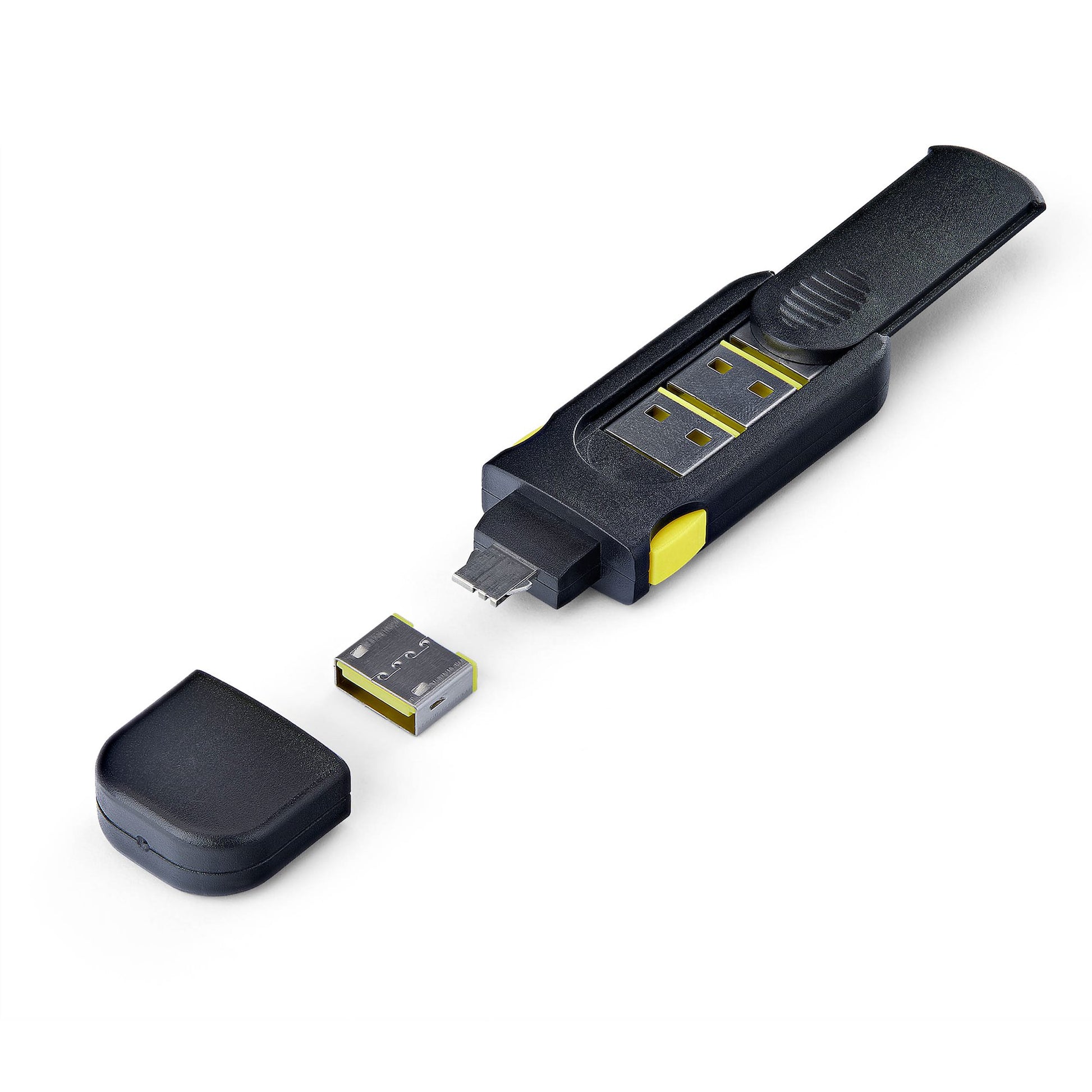 StarTech.com Schnittstellenblockierung + Schlüssel – USB-A – Schwarz – für USB Typ-A – 4er-Set
