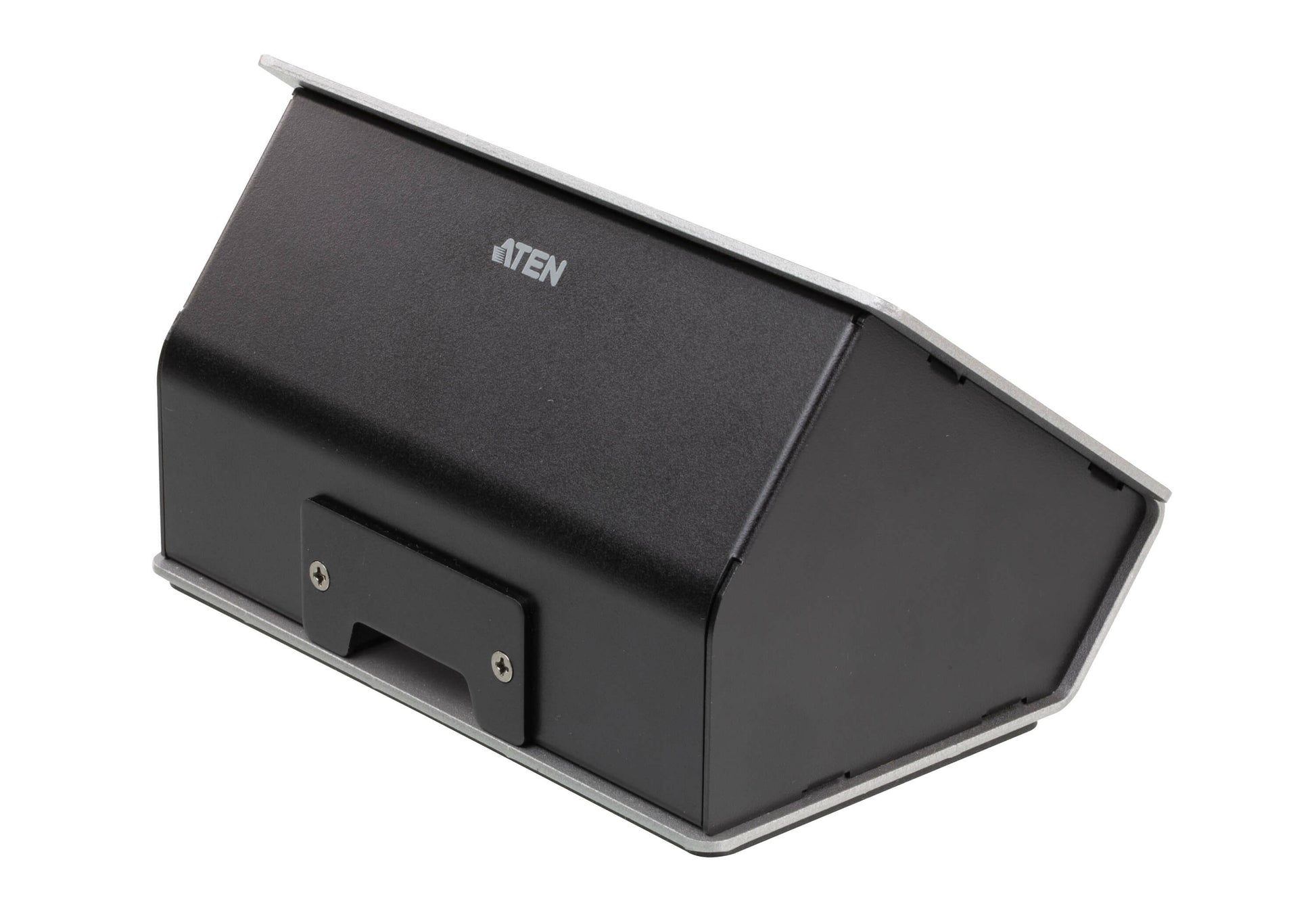 ATEN VK102 – Tischplatten-Bausatz (EU, 2-Port), Tisch-/Wandmontage, für ATEN VK0200/VK112EU/VK320, Silber