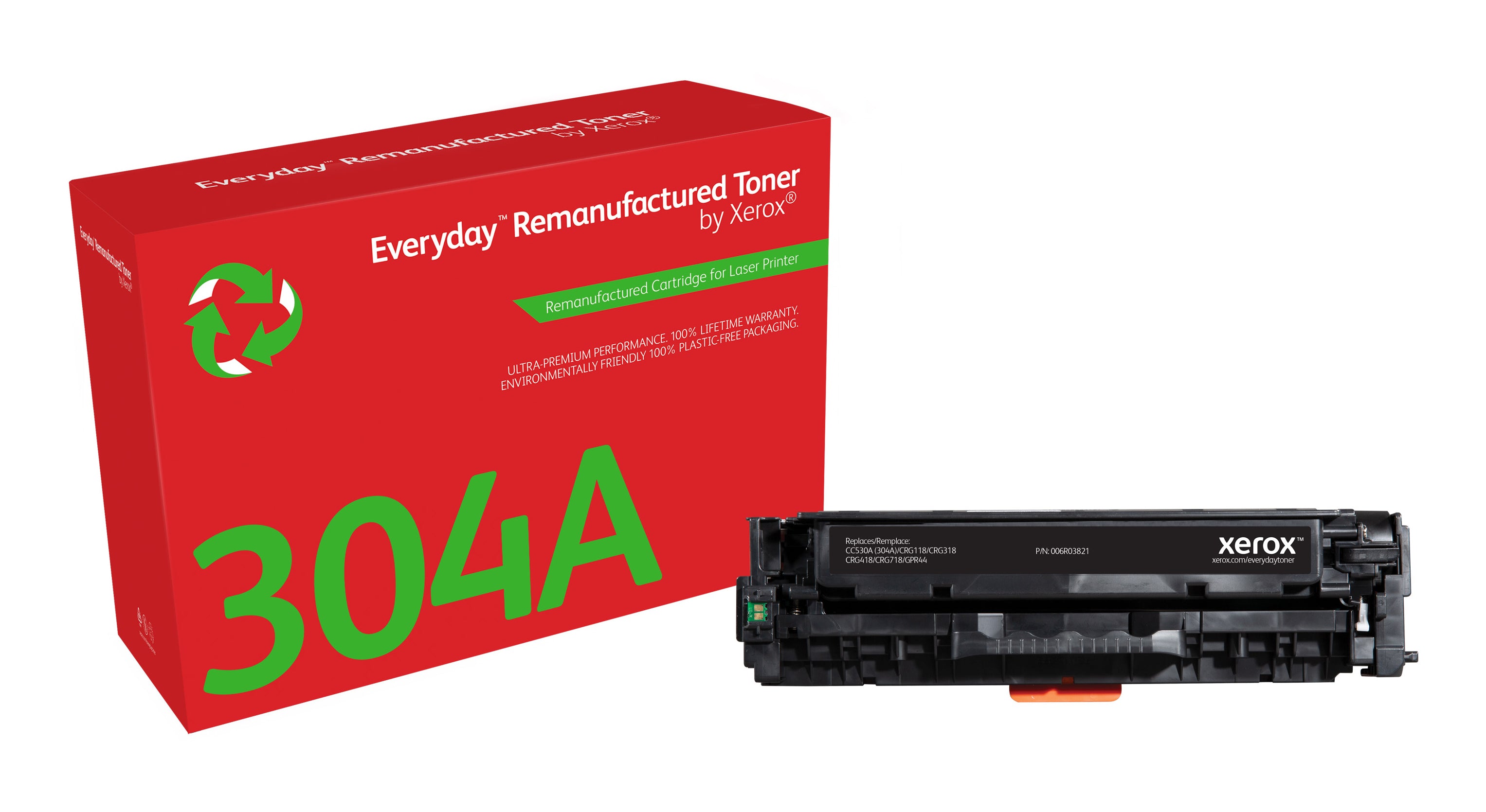 Xerox 304A (CC530A) Schwarz Toner – Kompatibel – 3'500 Seiten – für HP Color LaserJet CP2020/CP2025/CM2320 MFP