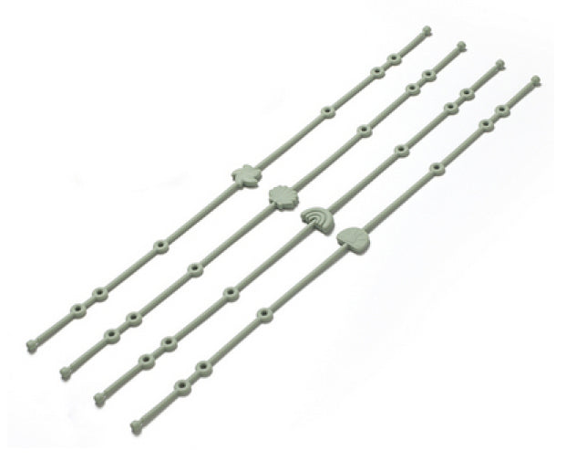 Little Bear Silikon-Kinderwagenkette – für Kinderwagen – 510 mm – Grün