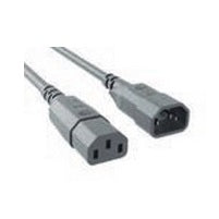 Bachmann Netzkabel – IEC C14 zu IEC C13, 0,75 m, grau