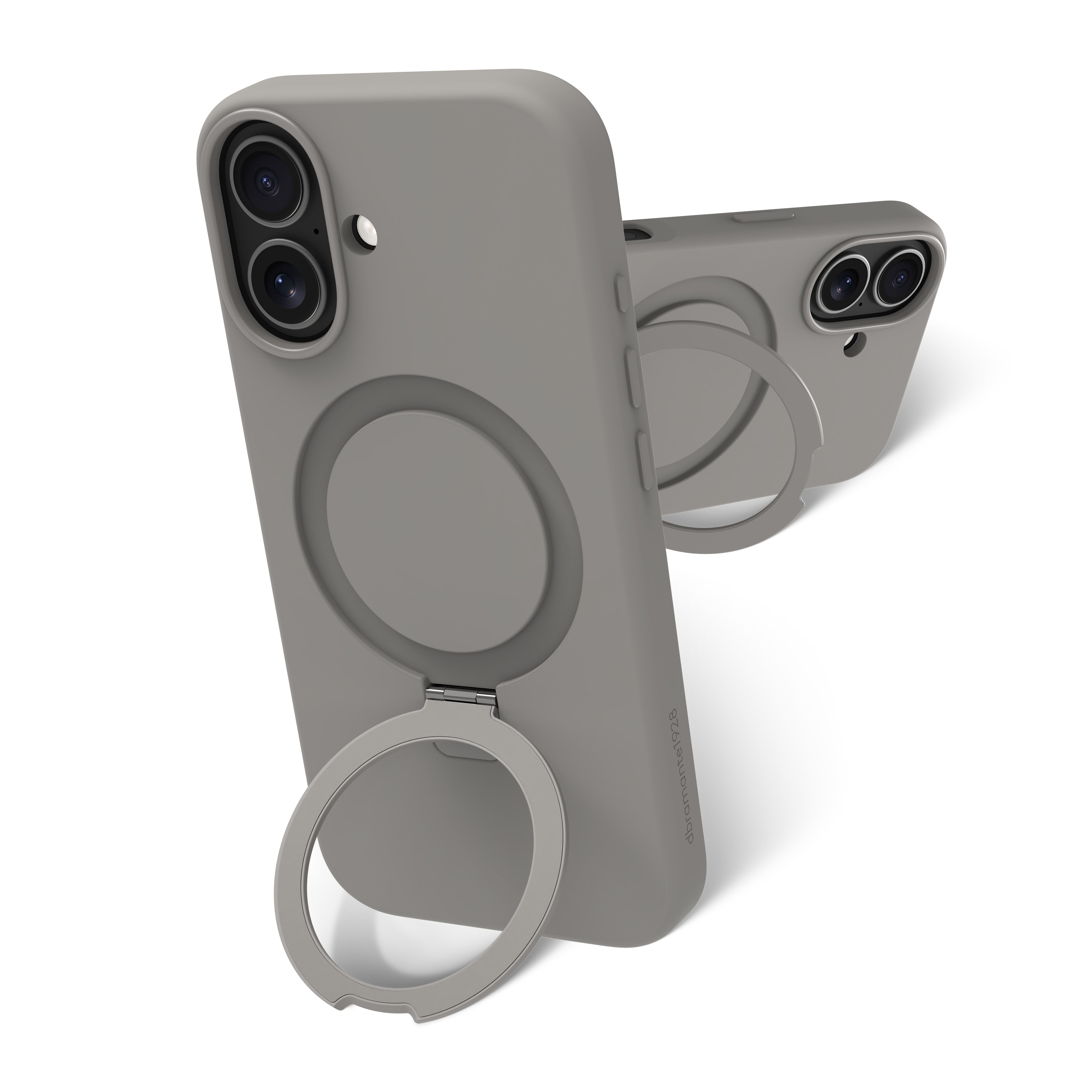 dbramante1928 Roskilde MS Kick ICON Backcover – für Apple iPhone 17, River Stone, bis 1,2 m sturzsicher