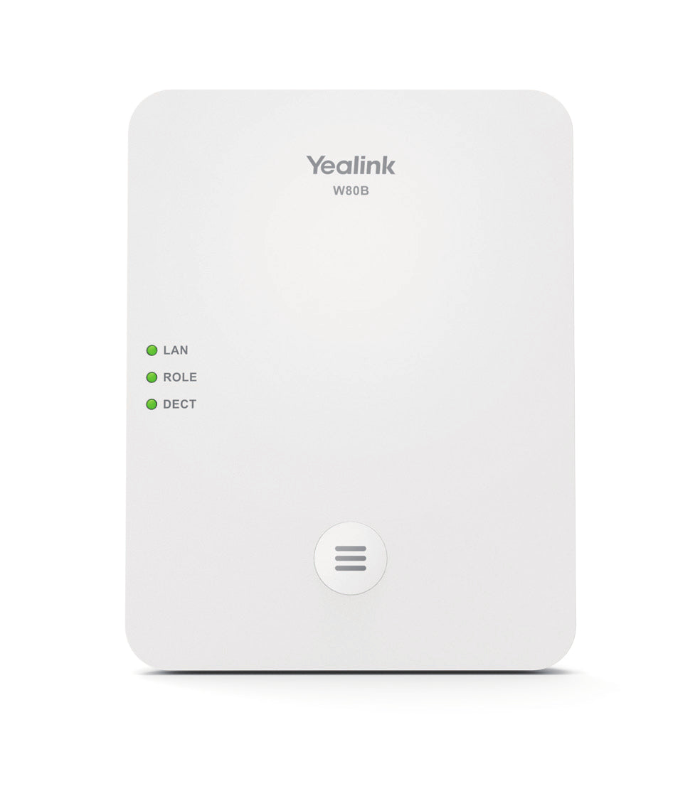 Yealink W80B – Funkzubehör, 1,8 - 1,9 GHz, Weiss, für Yealink W53H, W56H