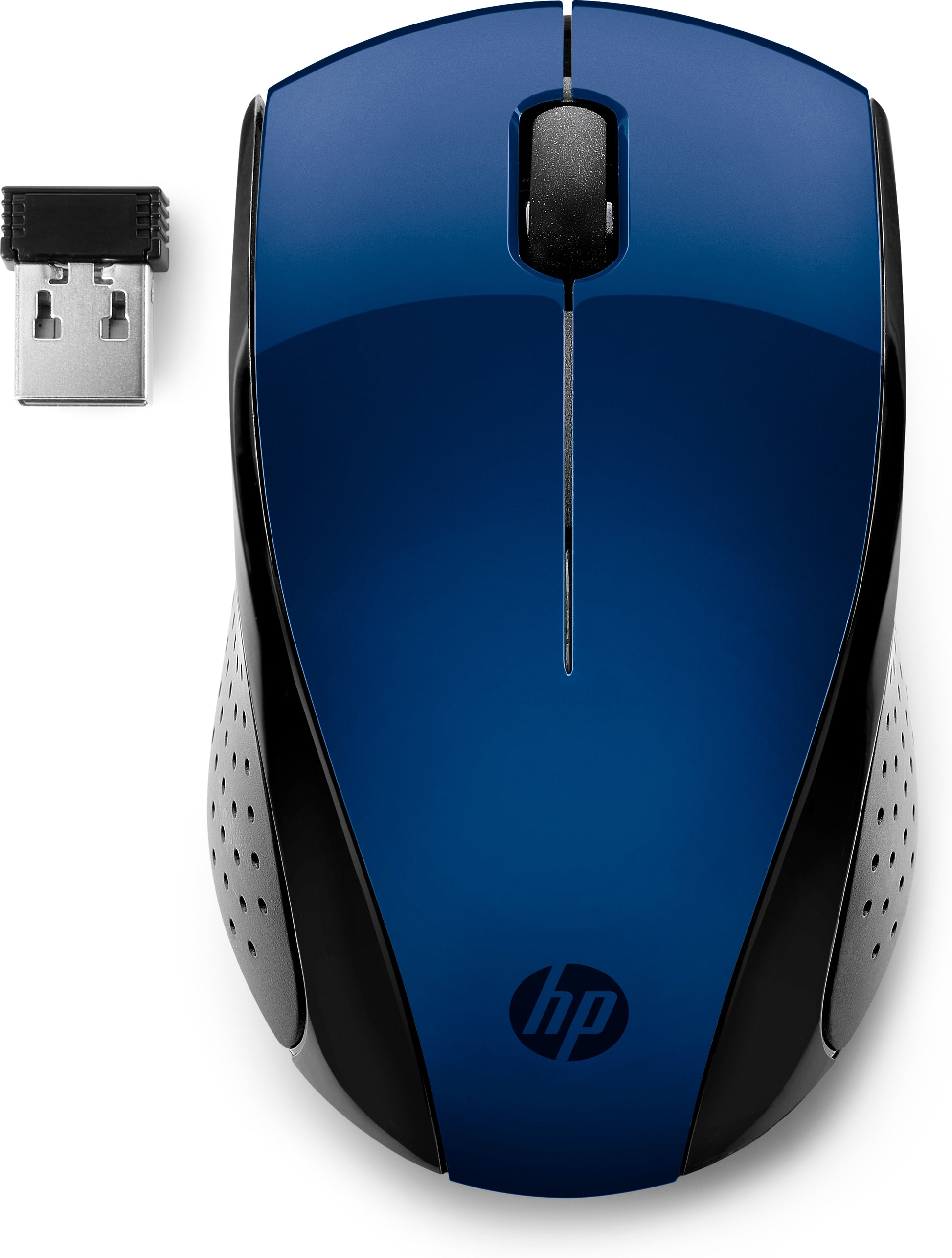 HP Wireless Maus 220 Lumiere – Maus – Kabellos (2,4 GHz), beidhändig, Blau