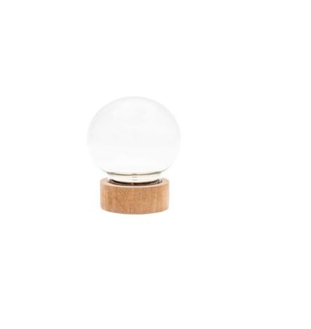 Rico Design Glasdekokugel – Ø 8 × 11 cm – Glas, Transparent