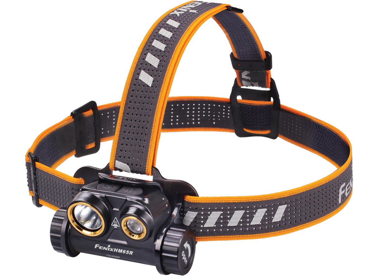 Fenix Stirnlampe HM65R – 1400 lm, 163 m, IPX8, Laufzeit 300 h – Schwarz