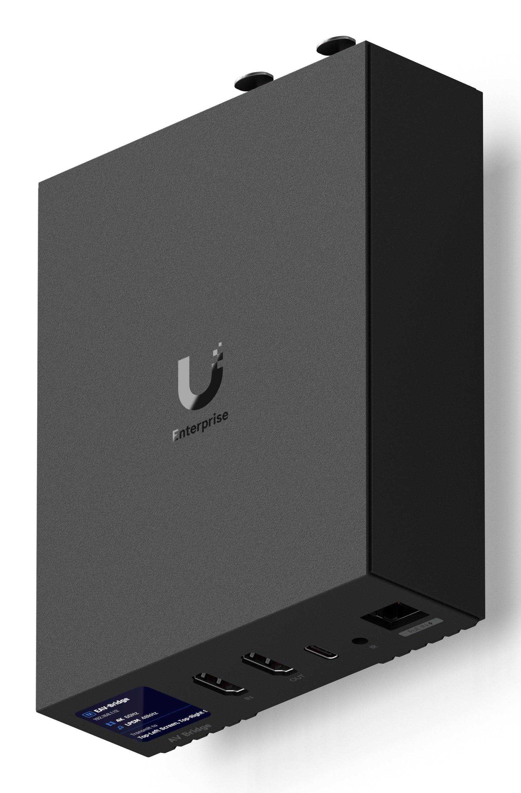 Ubiquiti UniFi Pro-AV EAV-BRIDGE – HDMI Extender-Set, über IP, 1× HDMI Ein-/Ausgang, 1× RJ-45, 4K@60 Hz, PoE