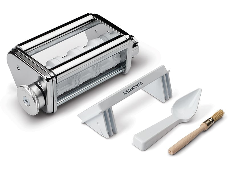 Kenwood Ravioliaufsatz KAX93.A0ME – 22,6 × 11,3 × 9,3 cm, für Chef, kMix, Metall, Silber