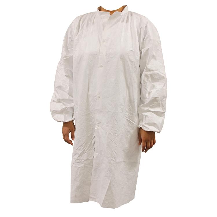 Dupont tyvek DuPont – Laborkittel Tyvek 500 PL30NP – L – Weiss, 50 Stück, EN 1149-5