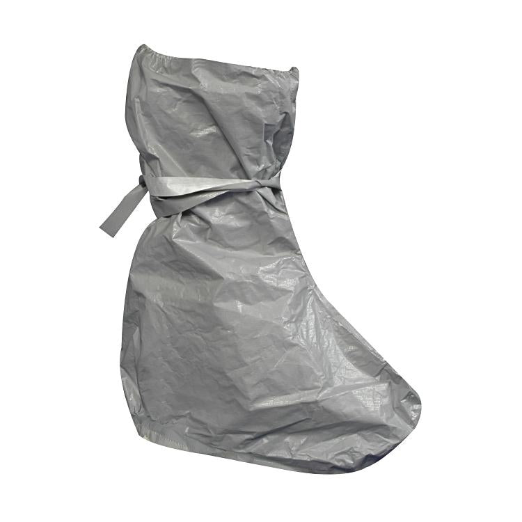 DuPont Tychem – kniehoche Überschuhe Tychem 6000 F – 48 cm, Grau, rutschhemmende Sohle, 1 Stück
