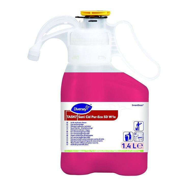 Diversey TASKI Sani Cid PurEco Bad-/Kalkreiniger für sanitäre Oberflächen – Sprühflasche (leer)