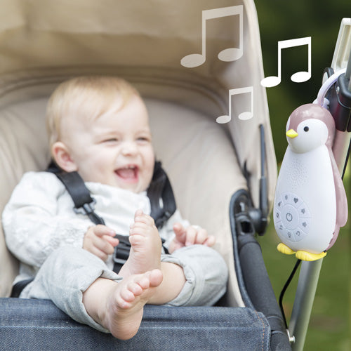 ZAZU Nachtlicht Zoë – neutralweiss, akkubetrieben, dimmbar, 7 Melodien & Bluetooth – Grau