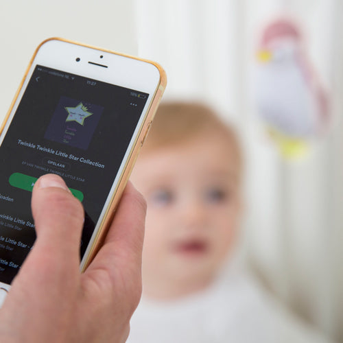ZAZU Nachtlicht Zoë – neutralweiss, akkubetrieben, dimmbar, 7 Melodien & Bluetooth – Grau
