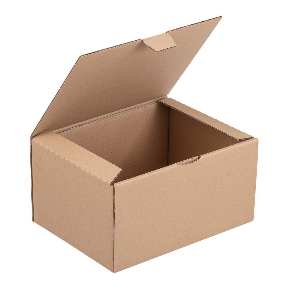Brieger Versandkarton – 232 × 165 × 120 mm, 3,0 mm, braun