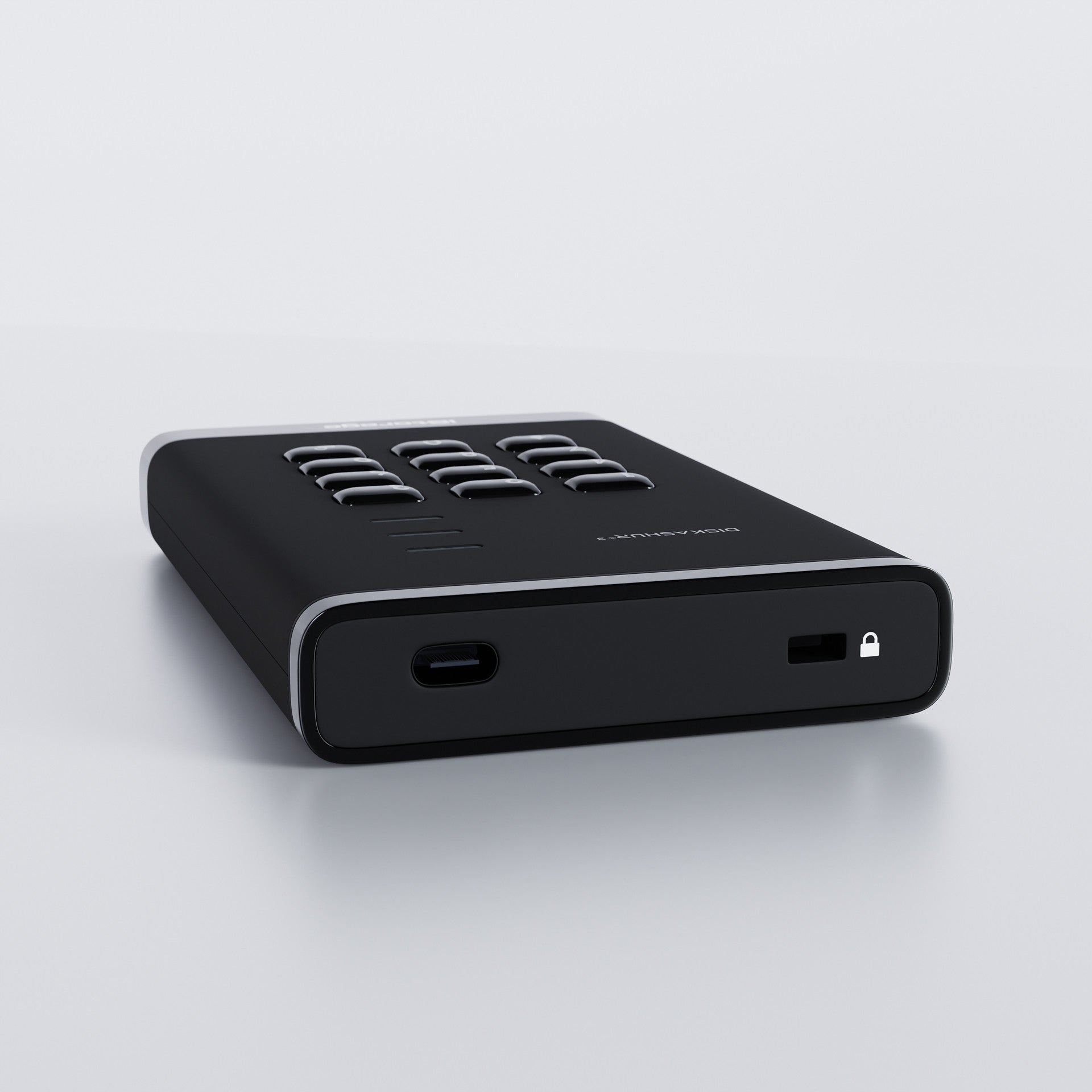 iStorage diskAshur3 1 TB – 2,5" SSD, USB-C/USB-A 3,2 Gen 1, hardwareverschlüsselt, PIN-gesichert