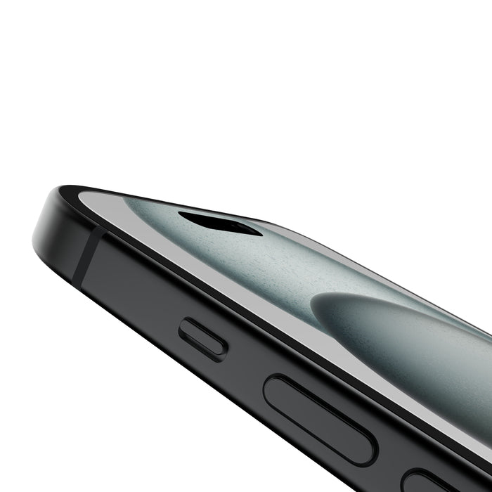 Belkin Displayschutz ULTRAGLASS2 – für Apple iPhone 15 Pro/14 Pro – Gehärtetes Glas
