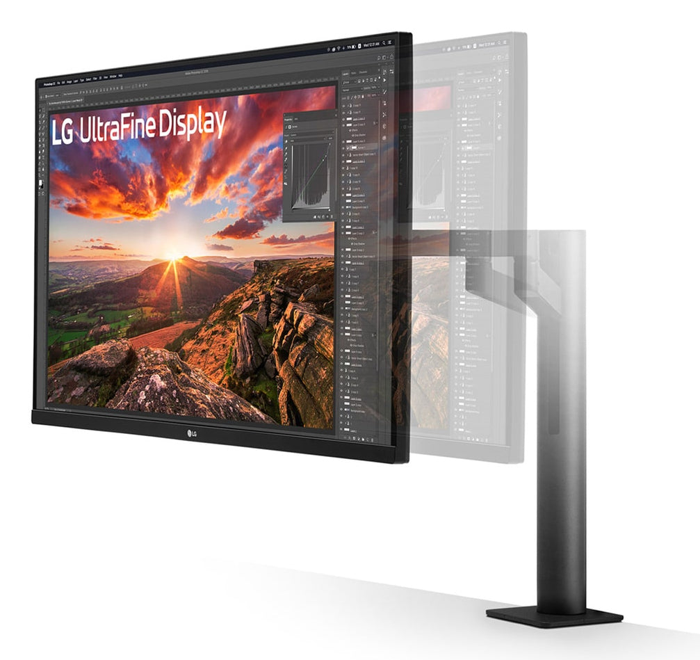 LG 32UN880K-B – 31,5", 3840 × 2160 (4K), IPS, USB-C 60 W, HDR10