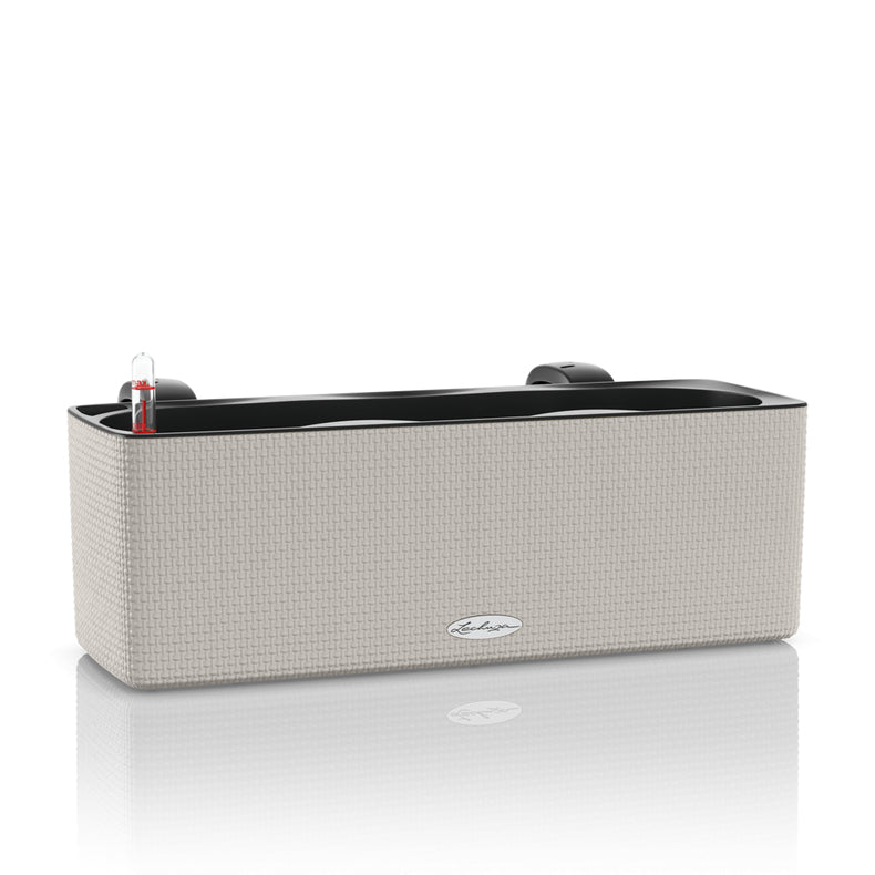 LECHUZA CANTO Slatestone 40 high – Pflanzer – 29 l – Kunststoff, dunkelgrau