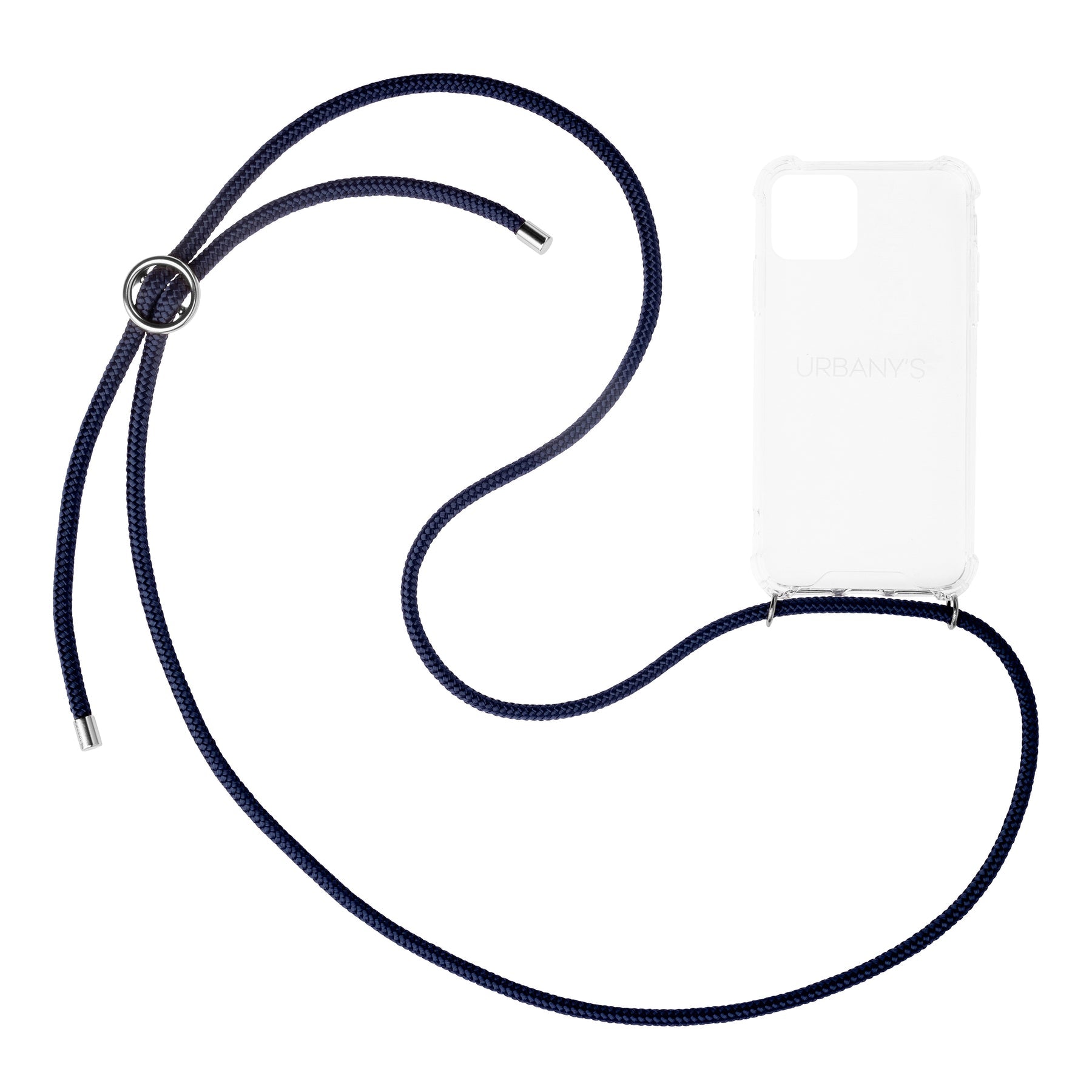 Urbany's Necklace Backcover – für Apple iPhone 15, mit Trageband, Kunststoff, Deep Sea
