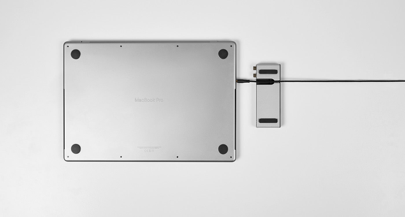 LMP 24418 Dockingstation – USB-C, 1× HDMI, 2× USB-A, 1× USB-C, 100 W PD, GbE, für MacBook Air & Pro M1/M2