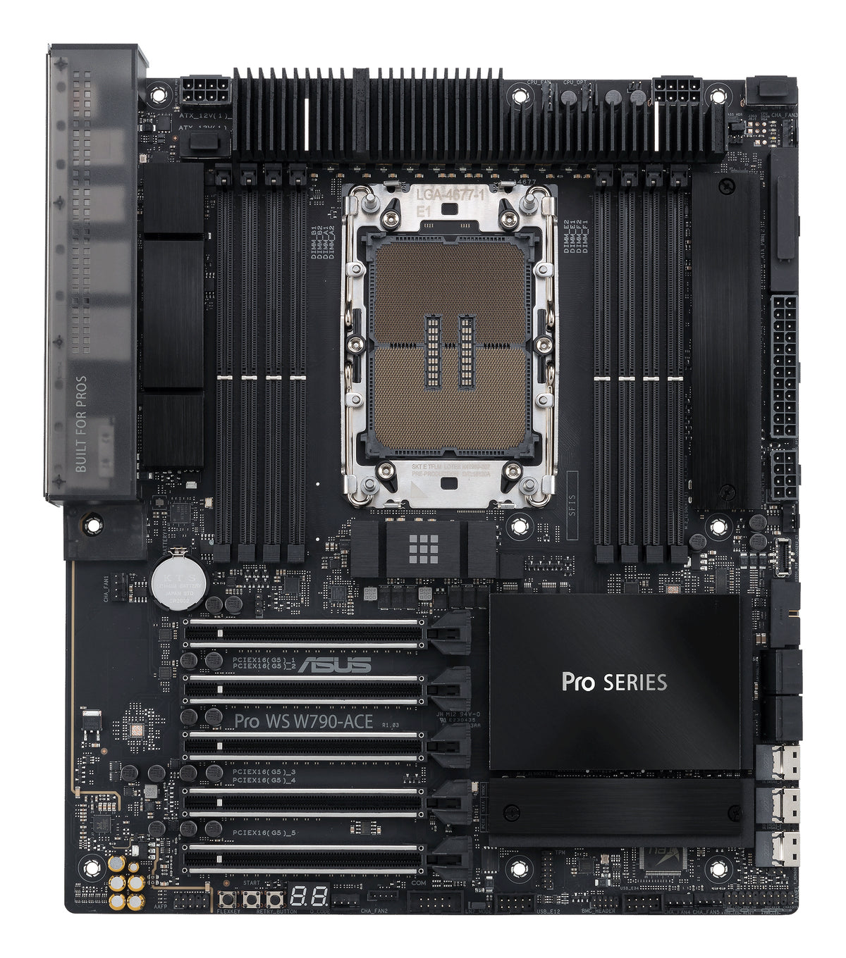 ASUS PRO WS W790-ACE – Mainboard – LGA 4677, Intel W790, SSI CEB, DDR5