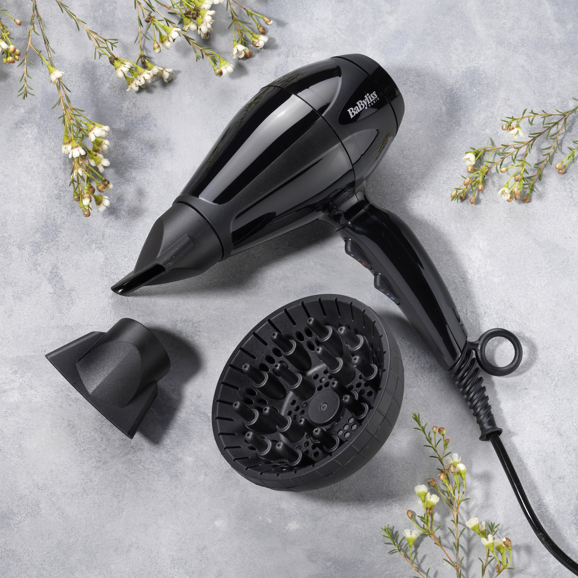 BaByliss Haartrockner Compact Pro 2400 – 2400 W, Ionenfunktion, Cool Shot – Schwarz
