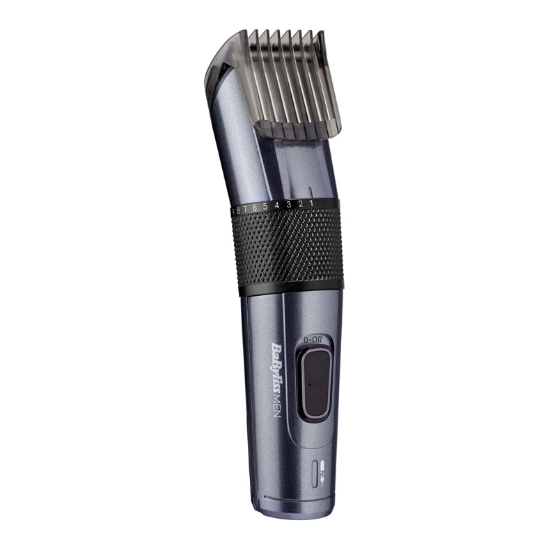 BaByliss Haarschneider E976E – Titan/Edelstahlklingen, Akku 60 min – Schnittlänge 0,5 mm–2,5 cm – Schwarz