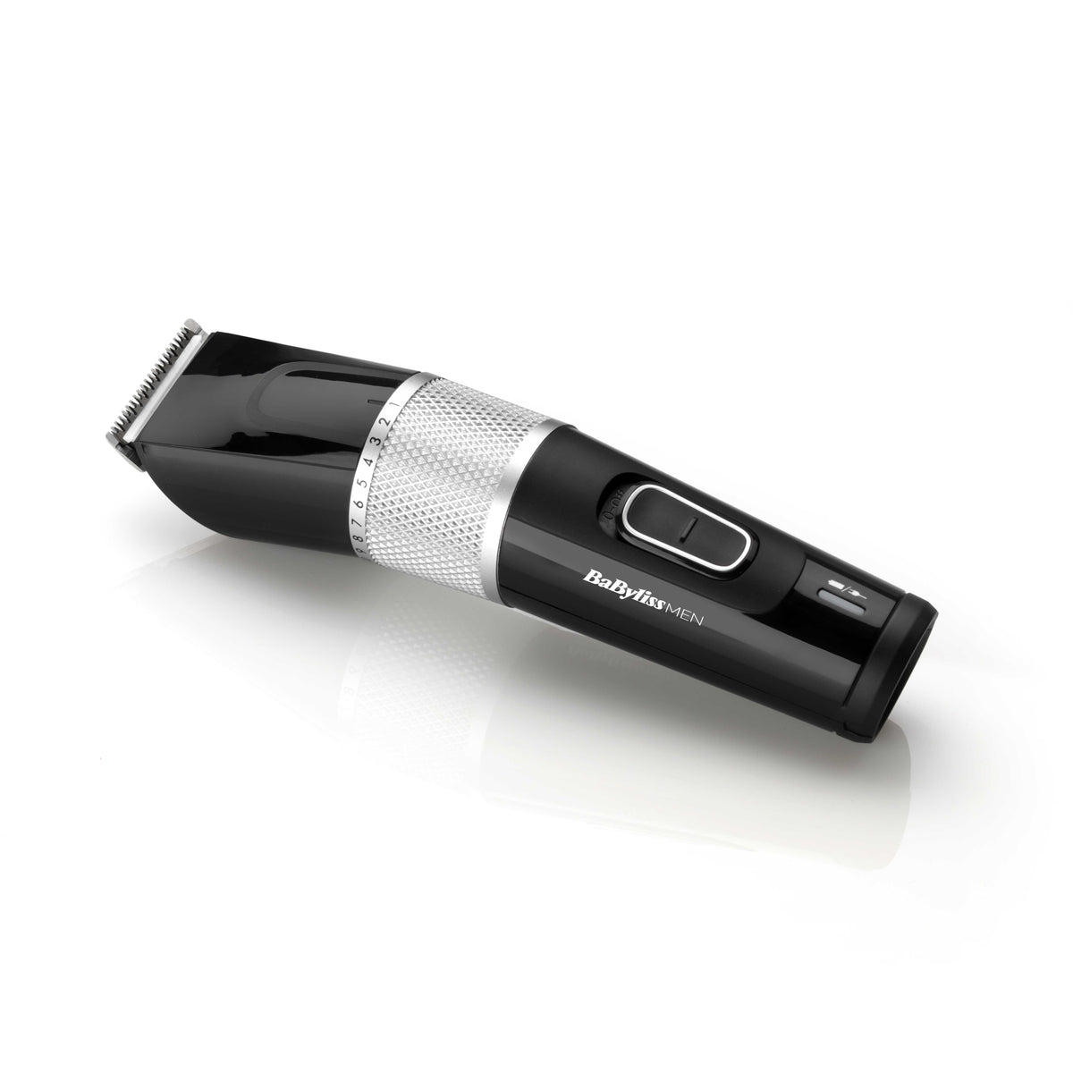 BaByliss Haarschneider Power Light E973E – 60 min Akku, drahtlos – 0,5–25 mm – Schwarz, Silber