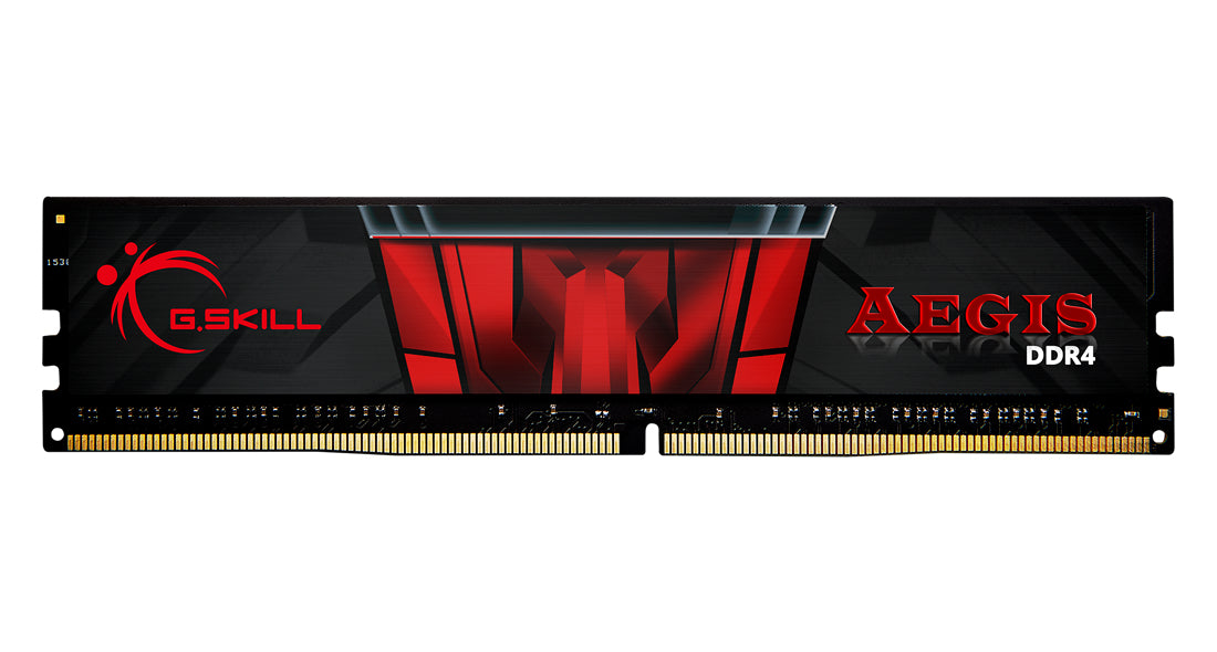G.Skill Aegis F4-3200C16D-32GIS – Arbeitsspeicher – 32 GB (2×16 GB), DDR4, 3200 MHz, CL16, 288-poliger DIMM, 1,35 V