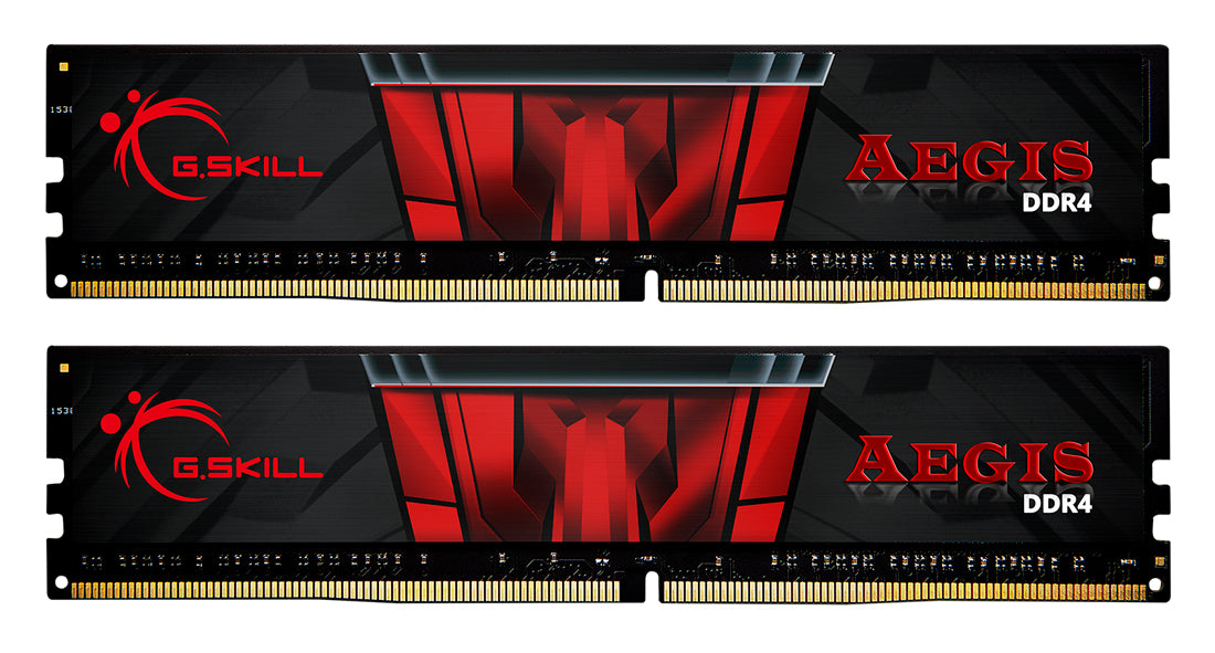 G.Skill Aegis F4-3200C16D-32GIS – Arbeitsspeicher – 32 GB (2×16 GB), DDR4, 3200 MHz, CL16, 288-poliger DIMM, 1,35 V