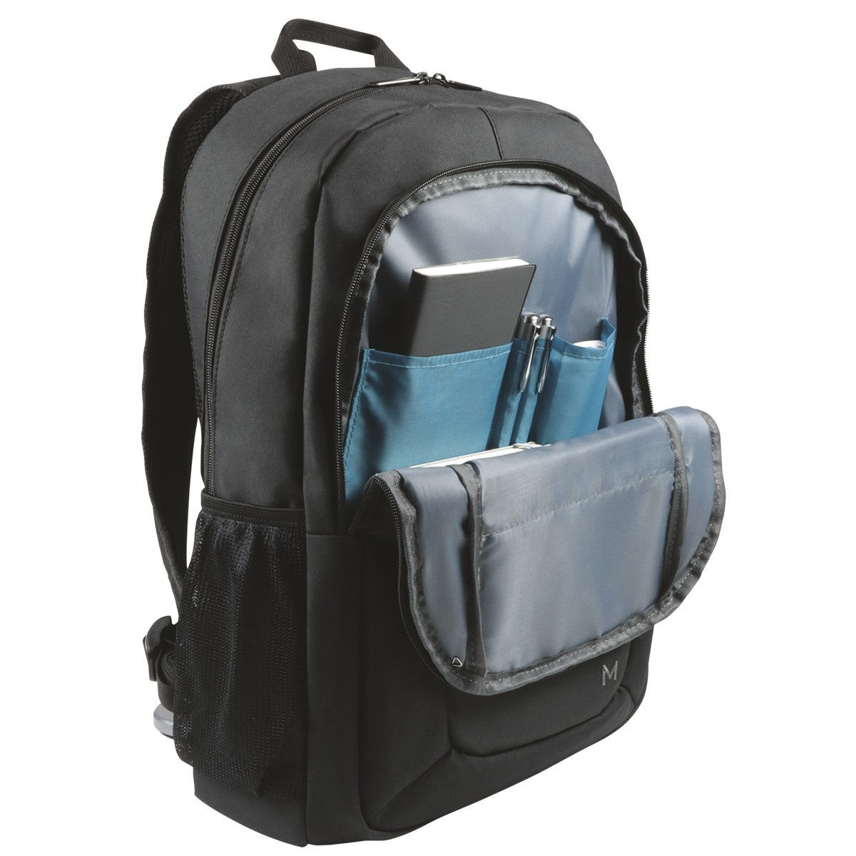 Mobilis THEONE – Notebook-Rucksack – für 14–15,6" Notebook, Blau, Reissverschluss