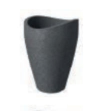Scheurich Pflanzgefäss – 6000 ml, 29,5 × 40 cm – Kunststoff, schwarz