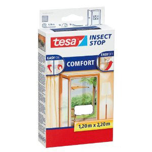 tesa Fliegengitter – für Fenster – 120 × 220 cm – weiss