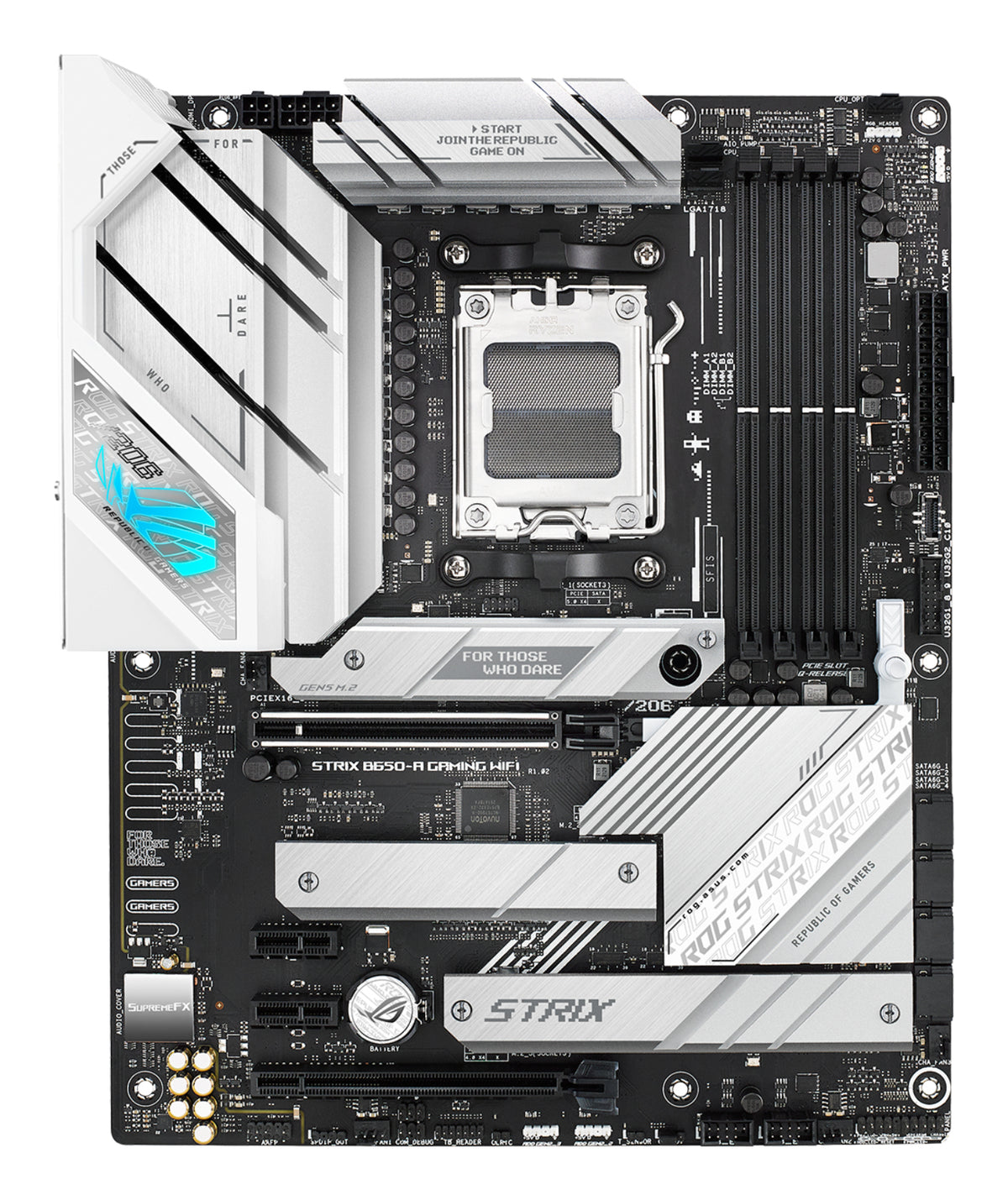 ASUS ROG STRIX B650-A GAMING WIFI – Mainboard – Sockel AM5, AMD B650, ATX, DDR5