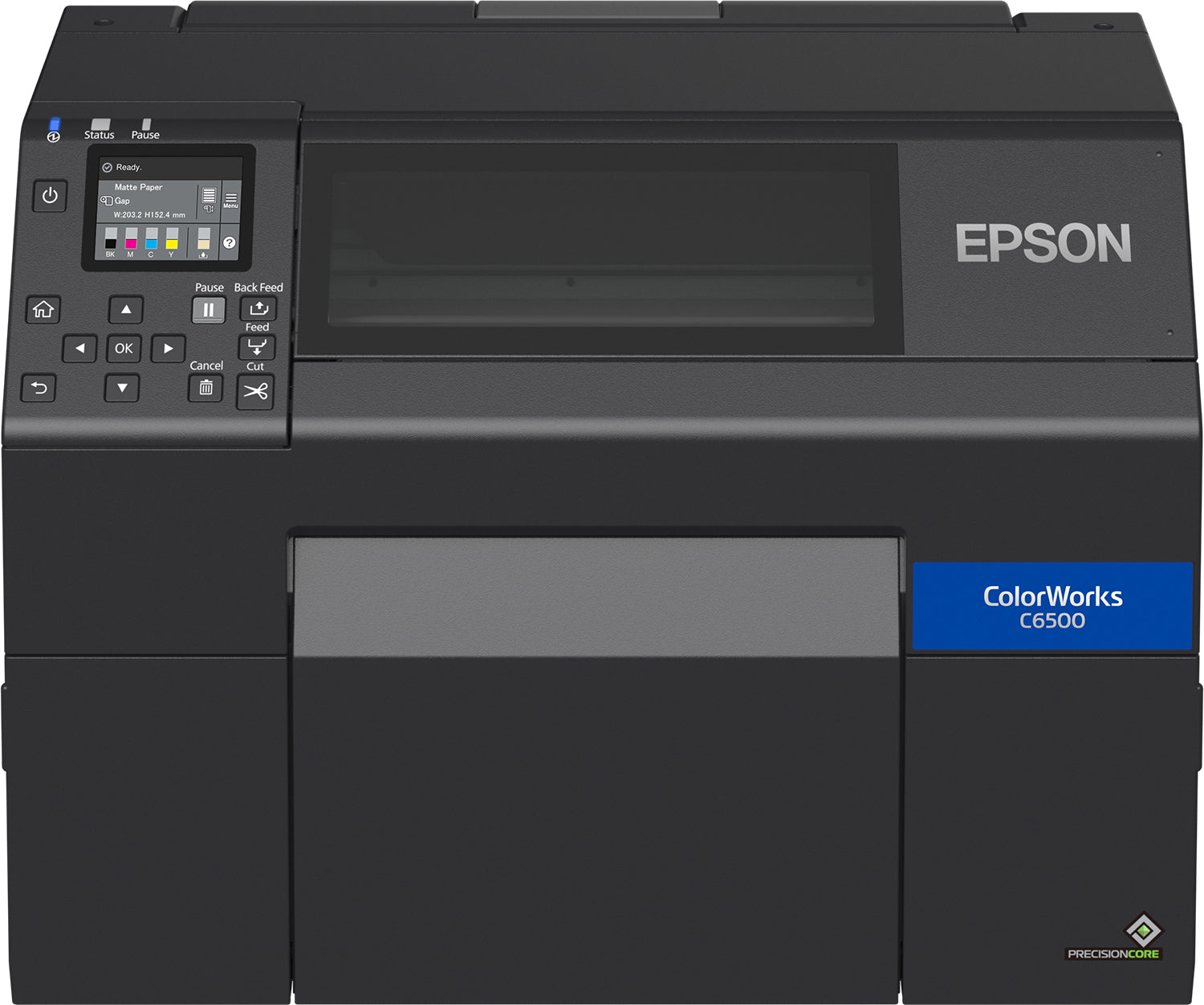Epson ColorWorks CW-C6500Ae – Farb-Etikettendrucker (Tintenstrahl), 212 mm, 1'200×1200 dpi, 85 mm/s, USB/LAN