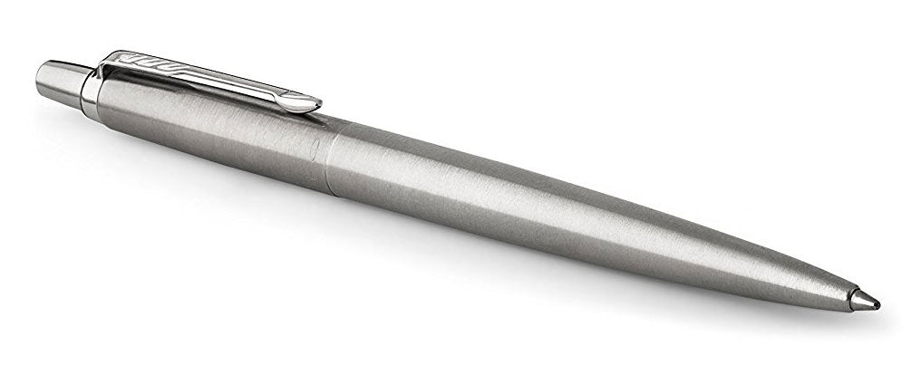 Parker Jotter Core – Füllfederhalter und Kugelschreiber – M – Schwarz/Silber – Edelstahl – 2er Pack