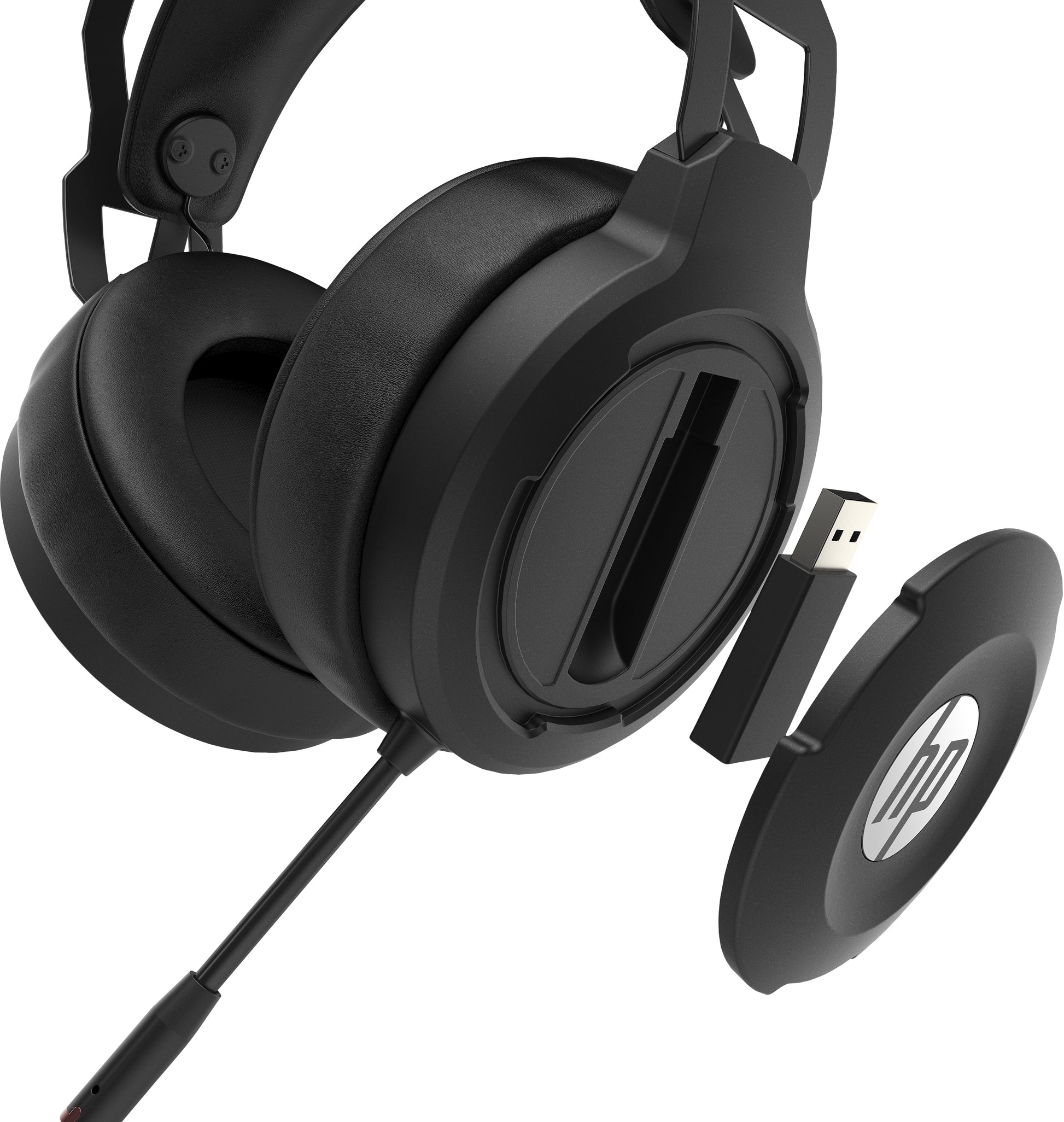 HP Pavilion Gaming X1000 Gaming-Headset – Over-Ear, BT, Schwarz