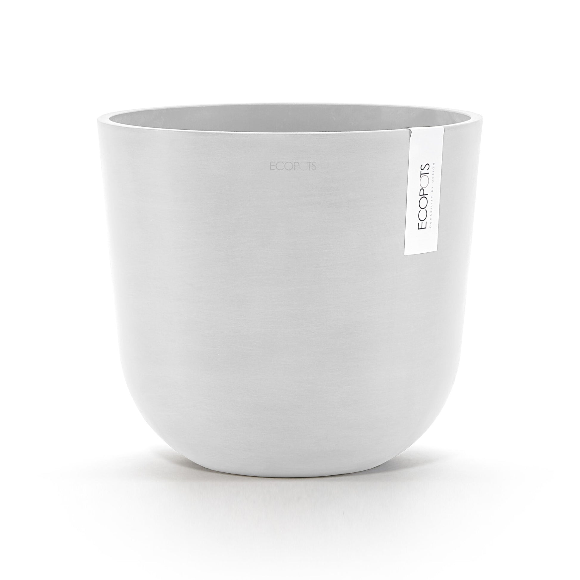 Ecopots Schale – Recycling-Kunststoff, Weiss – Ø 25 × 21,8 cm