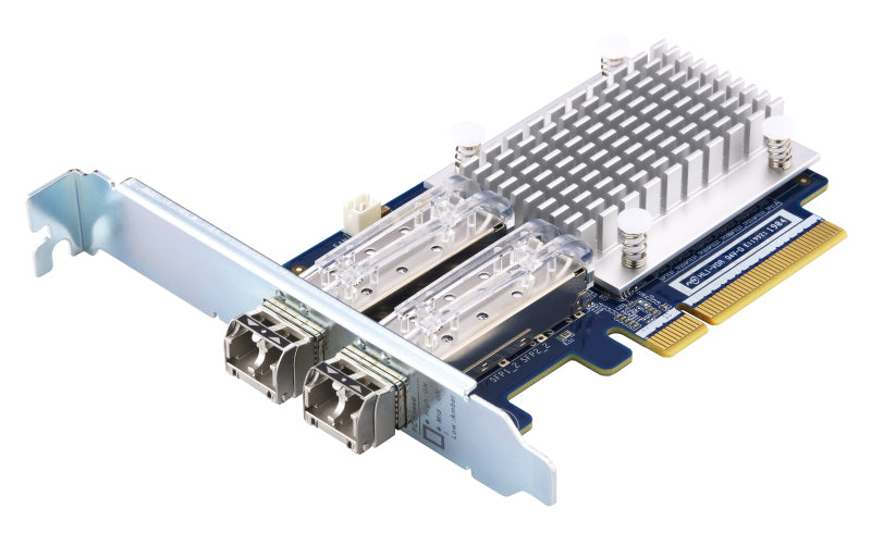 QNAP QXP-16G2FC – PCIe Fibre-Channel-Adapter – 2× Faseranschlüsse, 14,0 Gbit/s