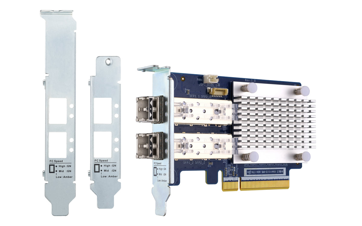 QNAP QXP-32G2FC PCIe Host-Bus-Adapter – 2× Fibre-Channel-Port, 32 Gbit/s