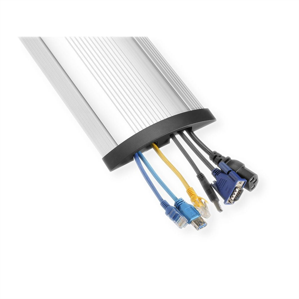 ROLINE Kabelbrücke – 1,1 m – Aussen 139 × 22 mm – Aluminium – Silber, 1 Stk.