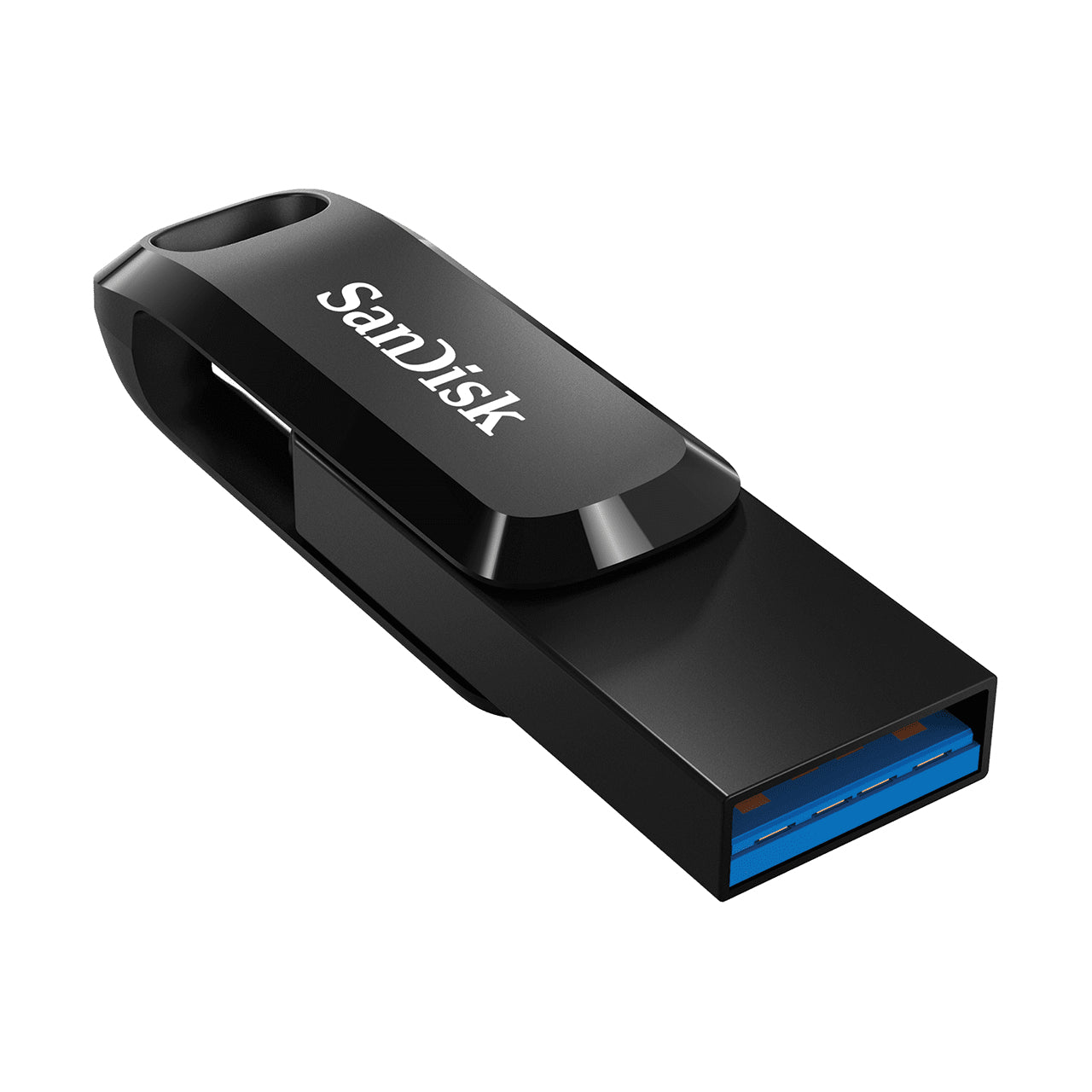 SanDisk Ultra Dual Drive Go USB-Stick – 256 GB, USB-A/USB-C (USB 3.2 Gen 1), Drehring