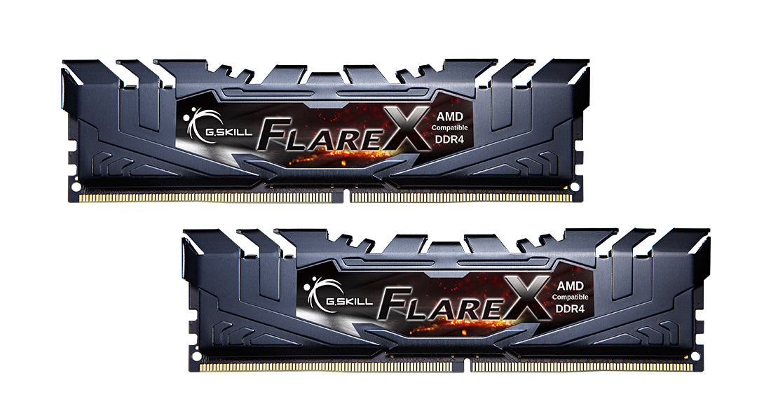 G.Skill Flare X F4-3200C16D-32GFX – DDR4 RAM – 32 GB (2×16 GB), 3200 MHz, CL16