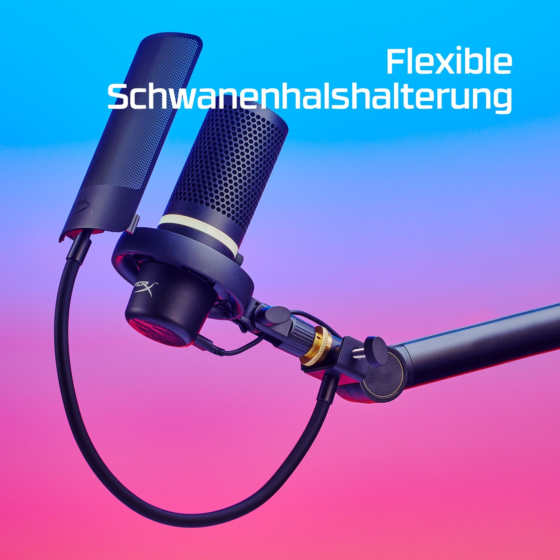 HyperX Shield – Windschutz/Popfilter, für alle Marken, schwarz